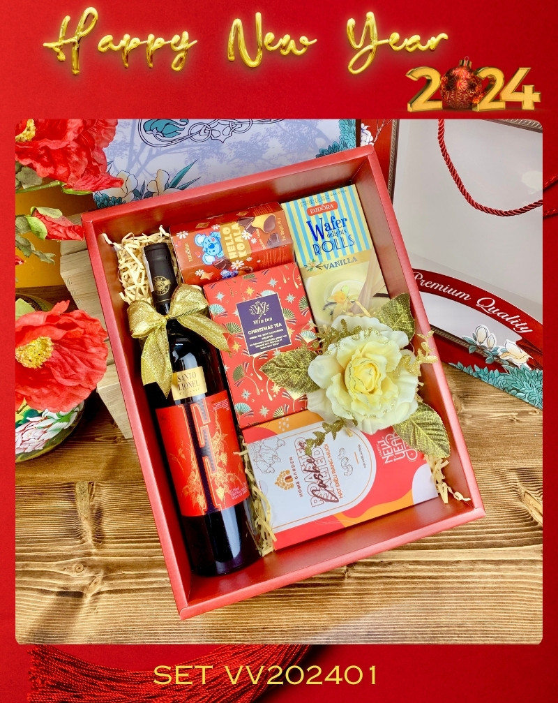 Hộp quà tết V202401